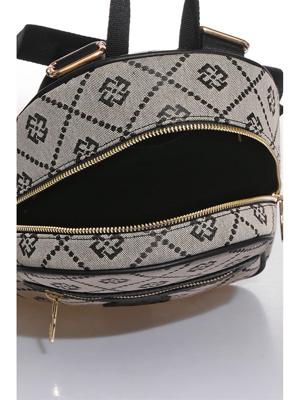 Bej Desenli Kadın Sırt Çantası-3