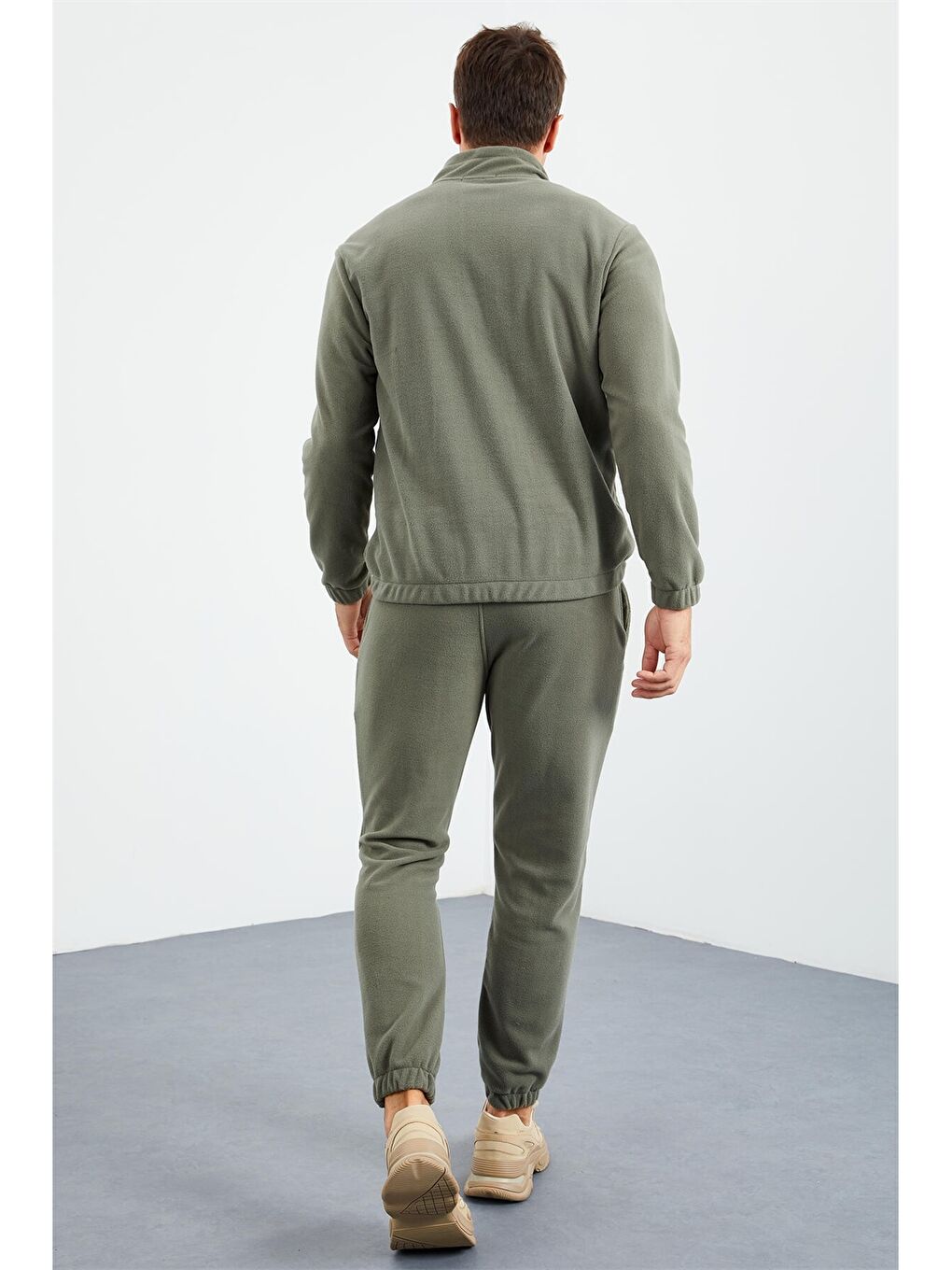 Tommy Life Yeşil Standart Kalıp Dik Yaka Erkek Eşofman Takımı - 6