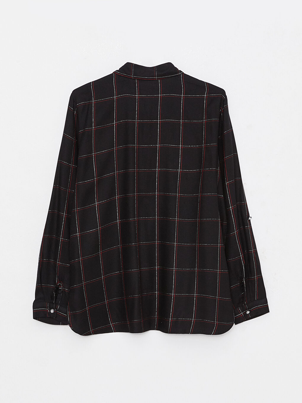 Plaid Long Sleeve Women's Shirt-6