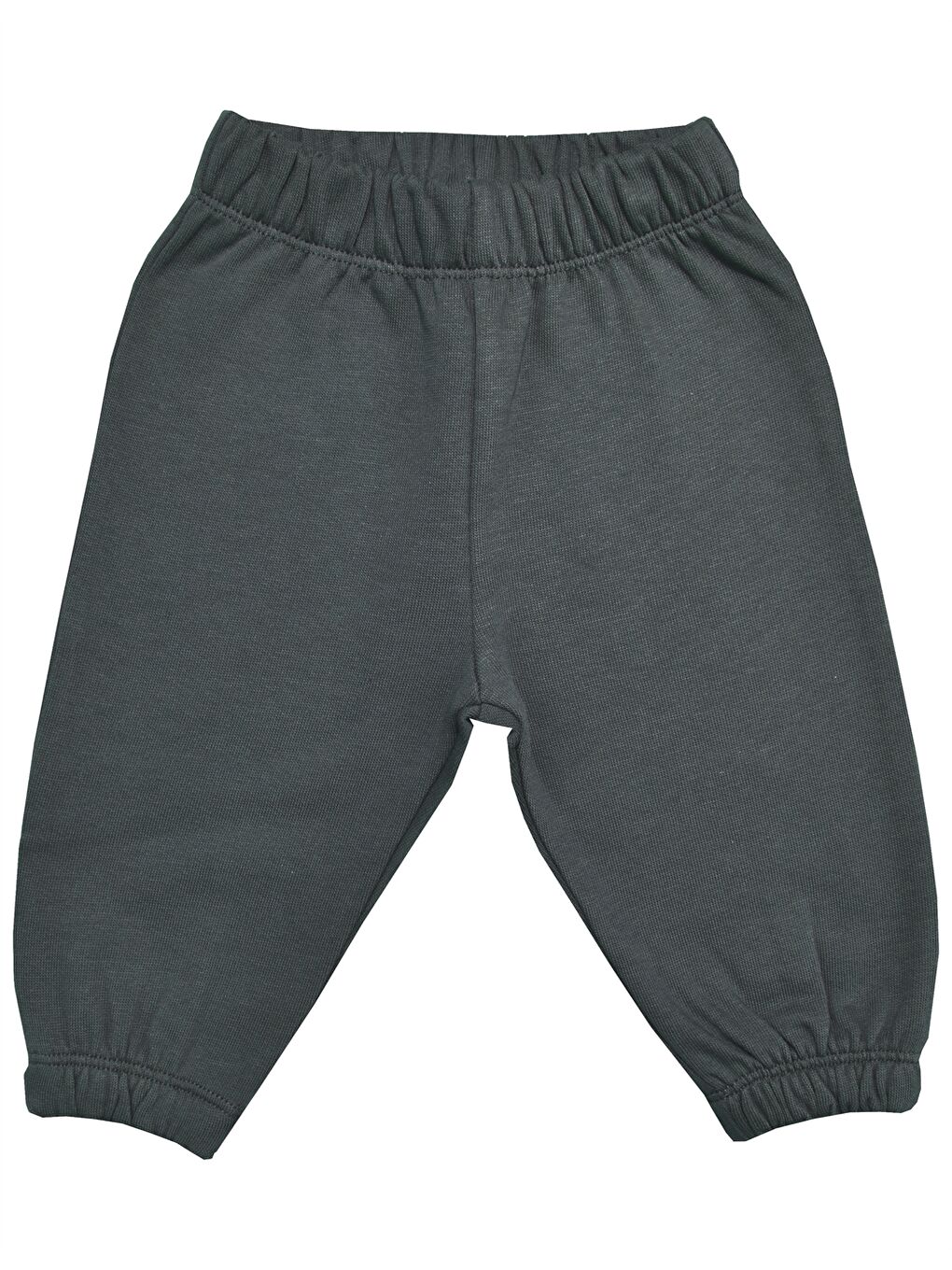 Haki Beli Lastikli Organik Pamuklu Erkek Bebek Pantolon