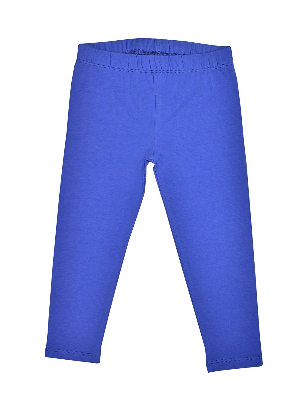 Mavi Beli Lastikli Basic Kız Çocuk Tayt