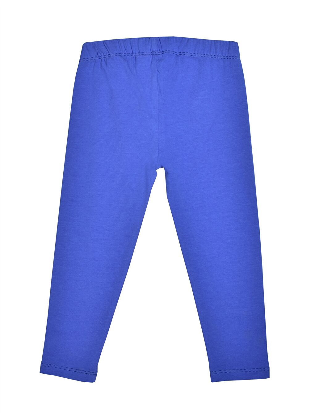 Mavi Beli Lastikli Basic Kız Çocuk Tayt-1