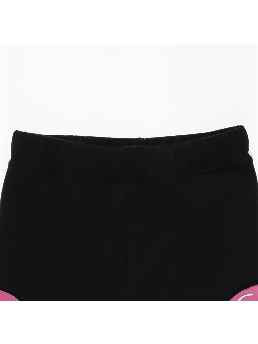 Siyah Beli Lastikli Renk Bloklu Kız Çocuk Tayt-2