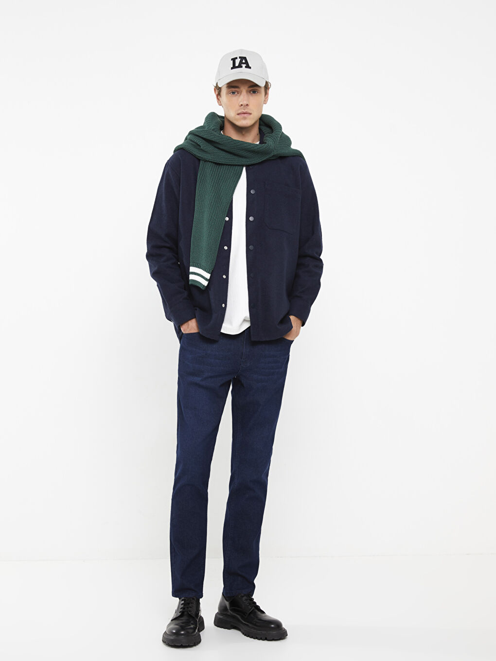 İndigo Slim Fit Erkek Jean Pantolon