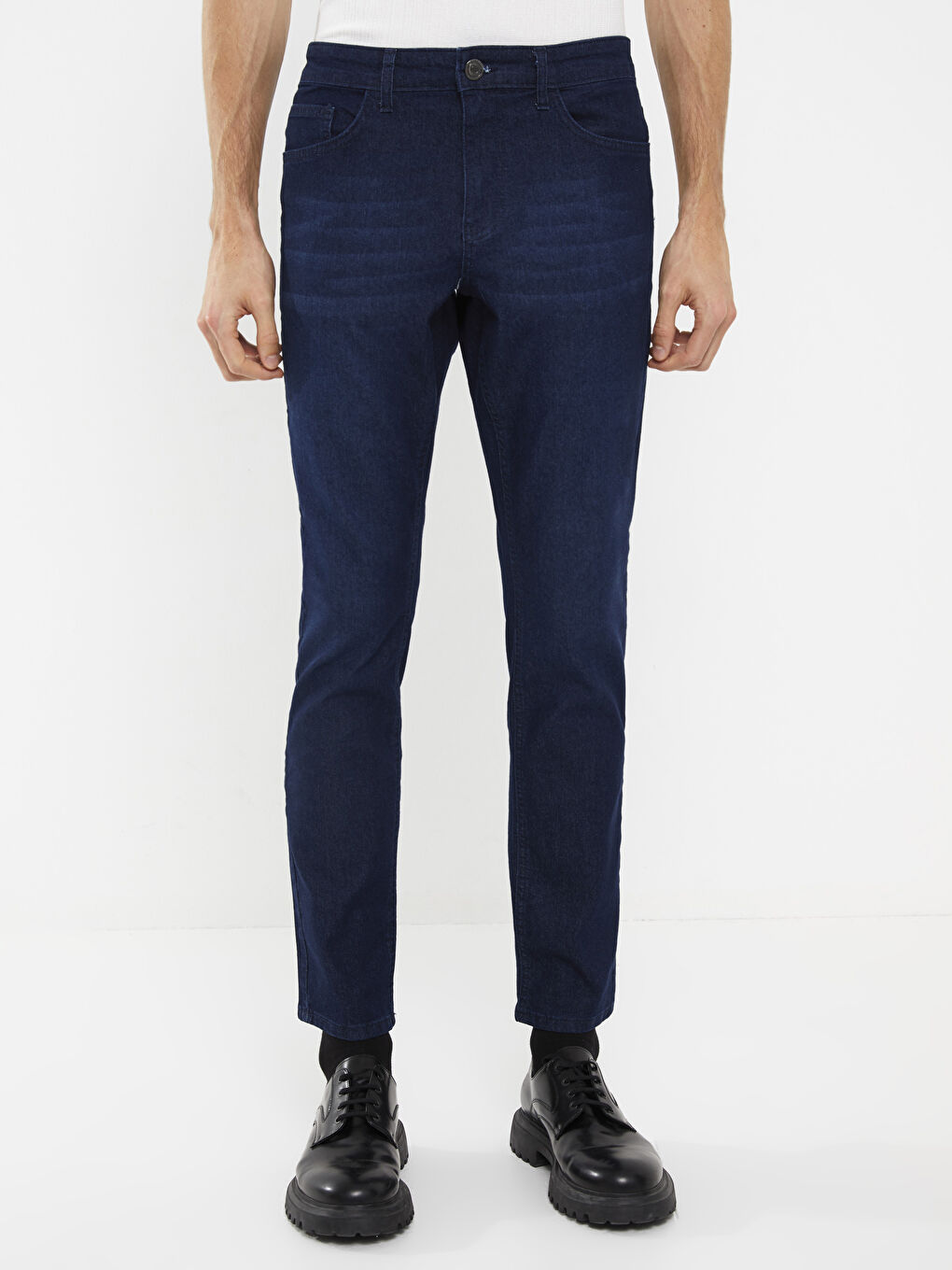 İndigo Slim Fit Erkek Jean Pantolon-2