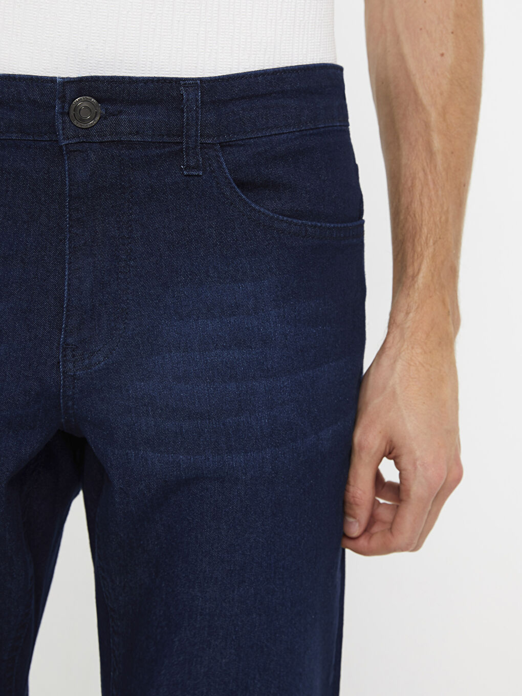 İndigo Slim Fit Erkek Jean Pantolon-3