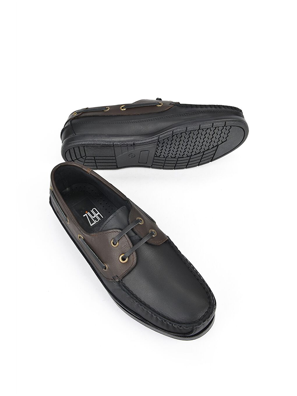 Kahverengi Hakiki Deri Dekoratif Dikişli Erkek Klasik Ayakkabı-3