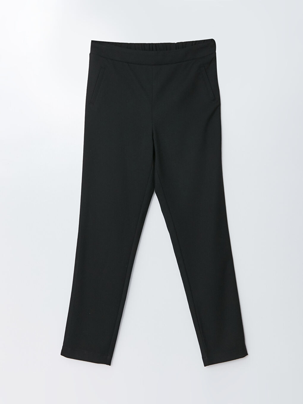 Women's Carrot Fit Plain Trousers-5