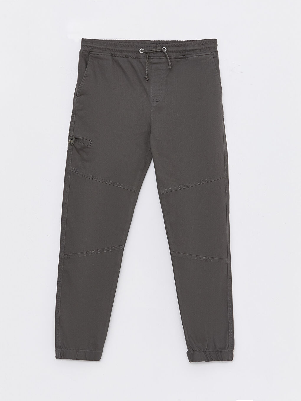 Haki Slim Fit Gabardin Erkek Jogger Pantolon-5
