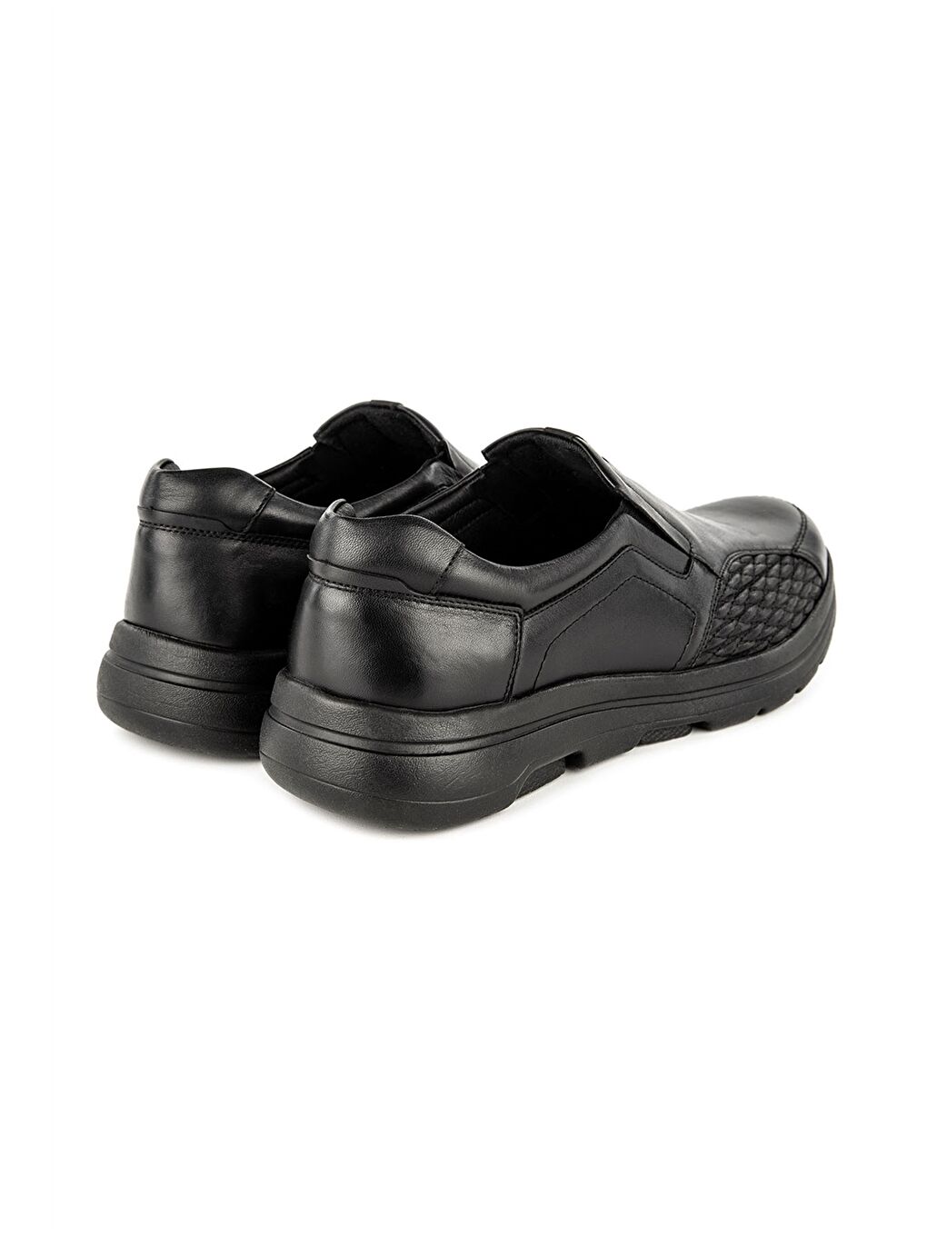 Siyah Hakiki Deri Erkek Bot-5