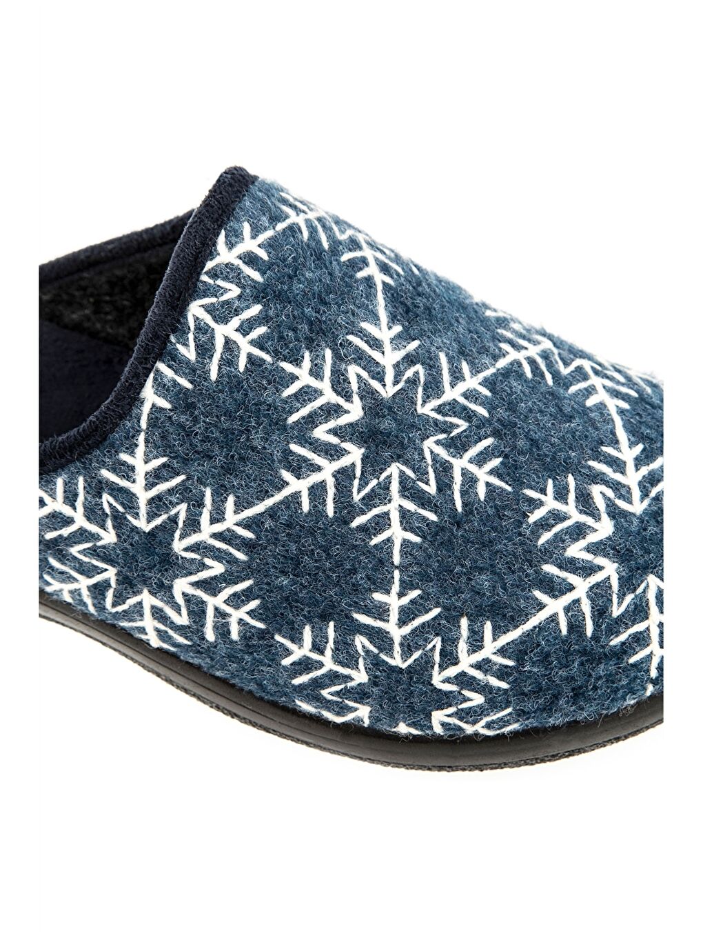 Mavi Desenli Kadın Ev Terliği-3