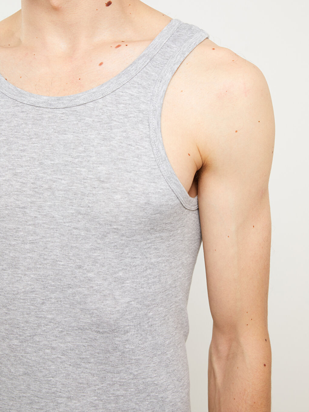 Maiou Basic pentru Bărbați cu Guler în U, Pachet de 2 Bucăți-8