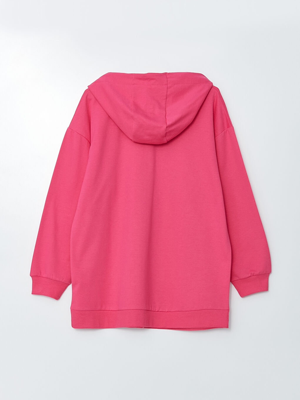 LCW Modest Hooded Regular Long Sleeve Women's Sweatshirt Tunic -W2J390Z8-GZ6