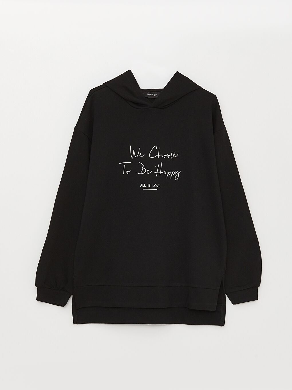 Hooded Printed Long Sleeve Women's Sweatshirt-5