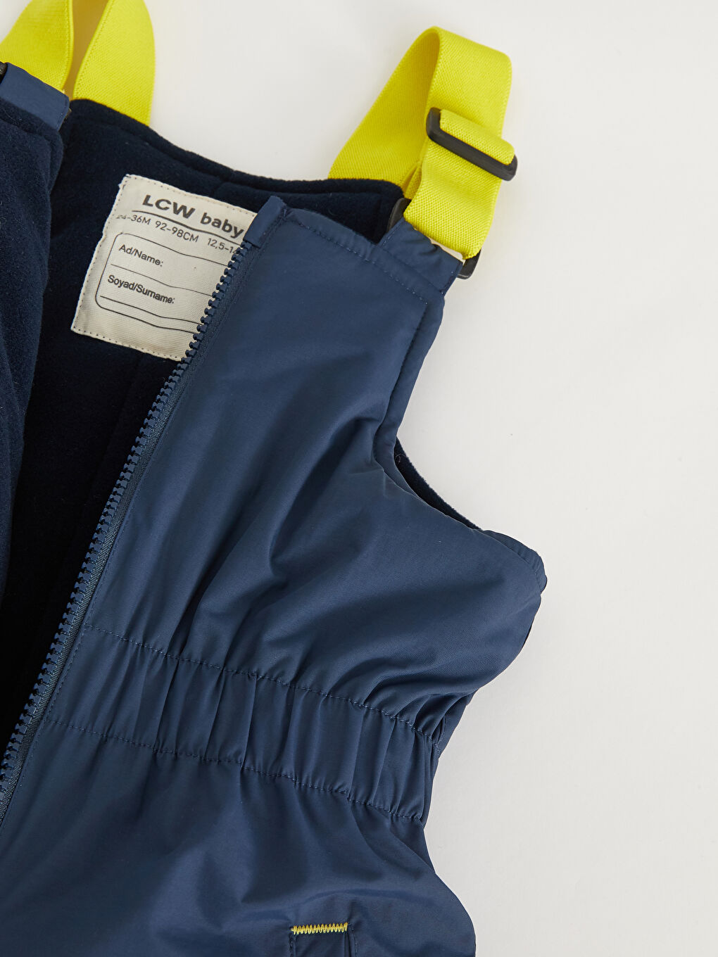 Square Neck Basic Baby Boy Ski Jumpsuit-2