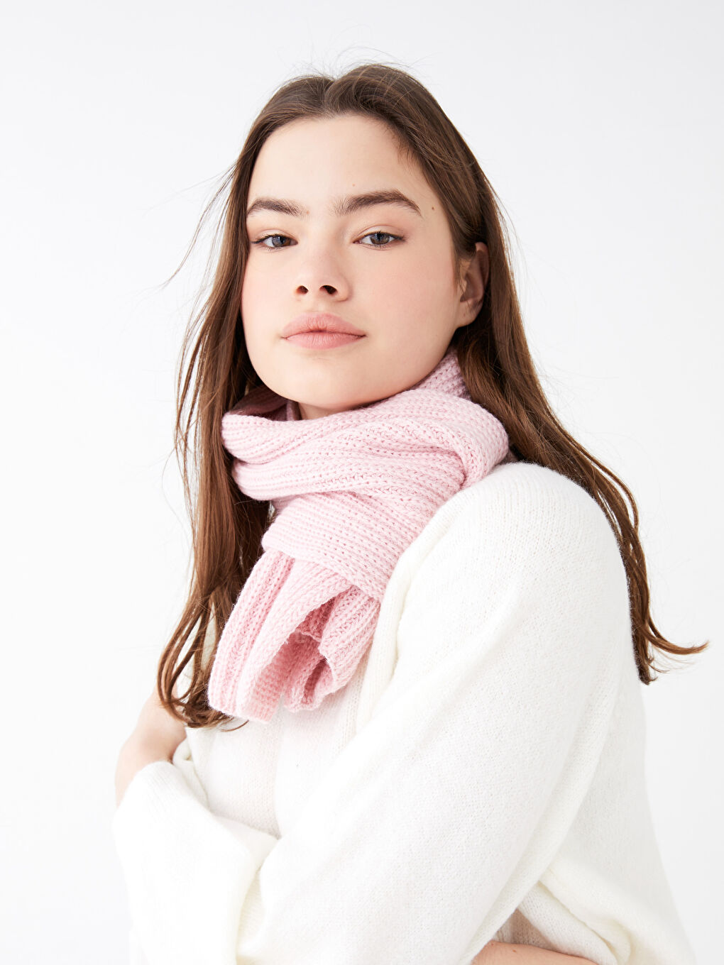 LCW ECO Women's Knitwear Scarf -W2J447Z8-SYT