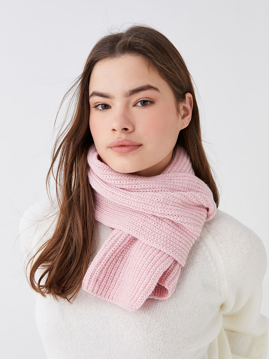 LCW ECO Women's Knitwear Scarf -W2J447Z8-SYT