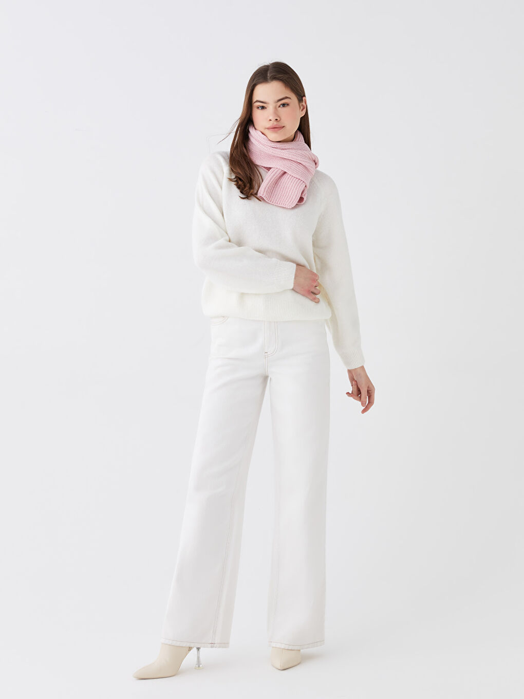 LCW ECO Women's Knitwear Scarf -W2J447Z8-SYT