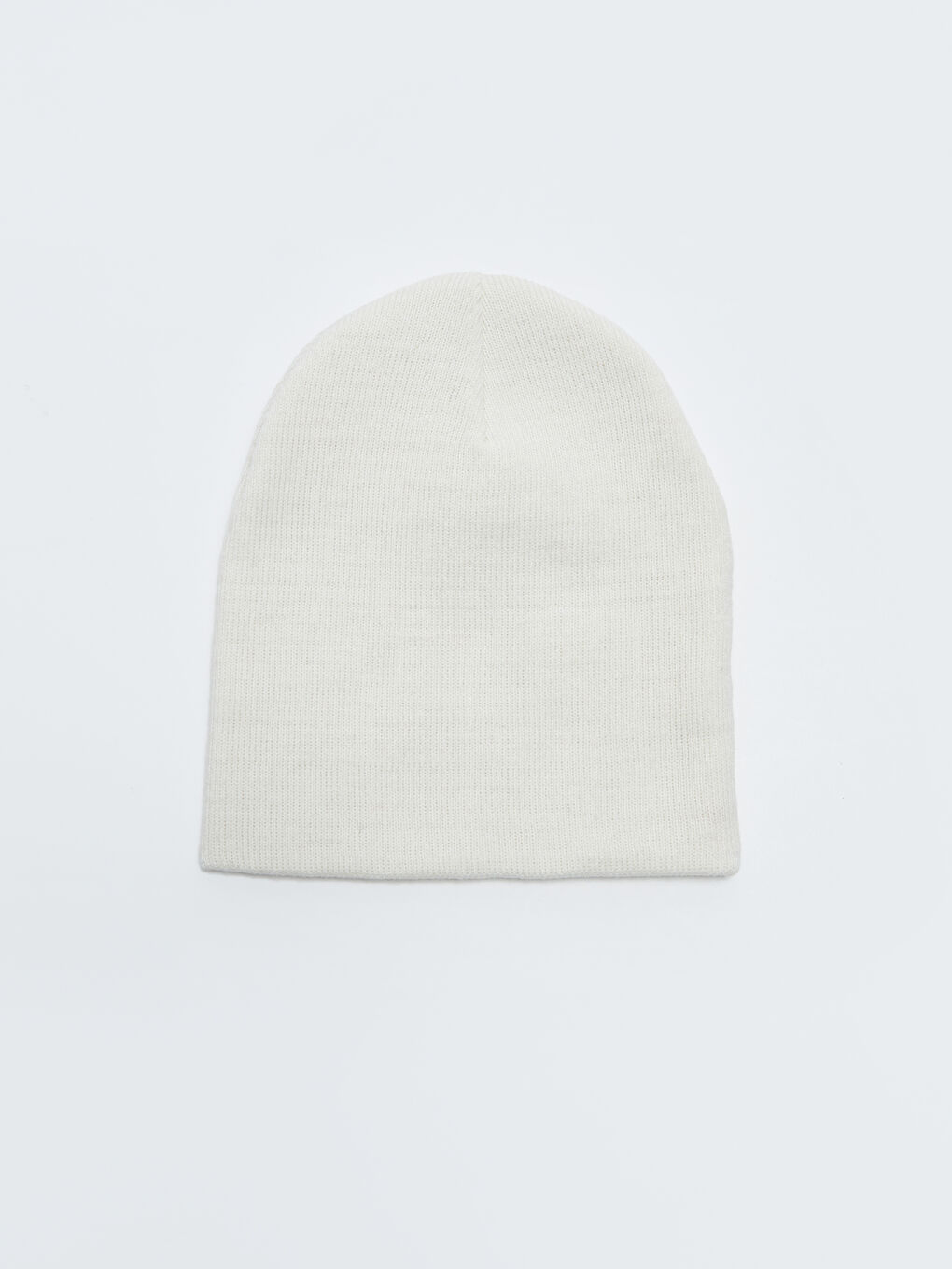 Ekru Kadın Triko Bere-2