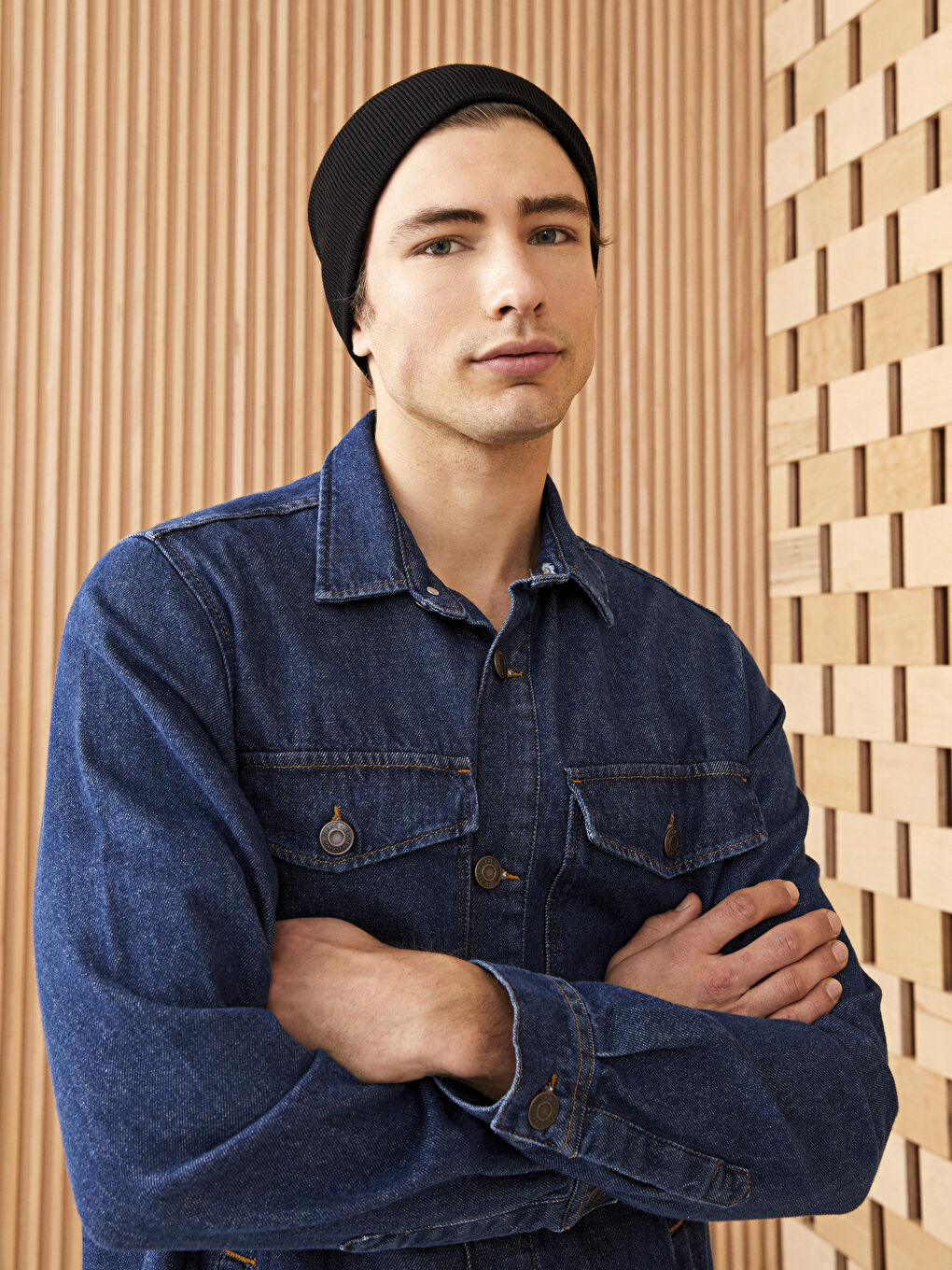 Siyah Erkek Triko Bere-1