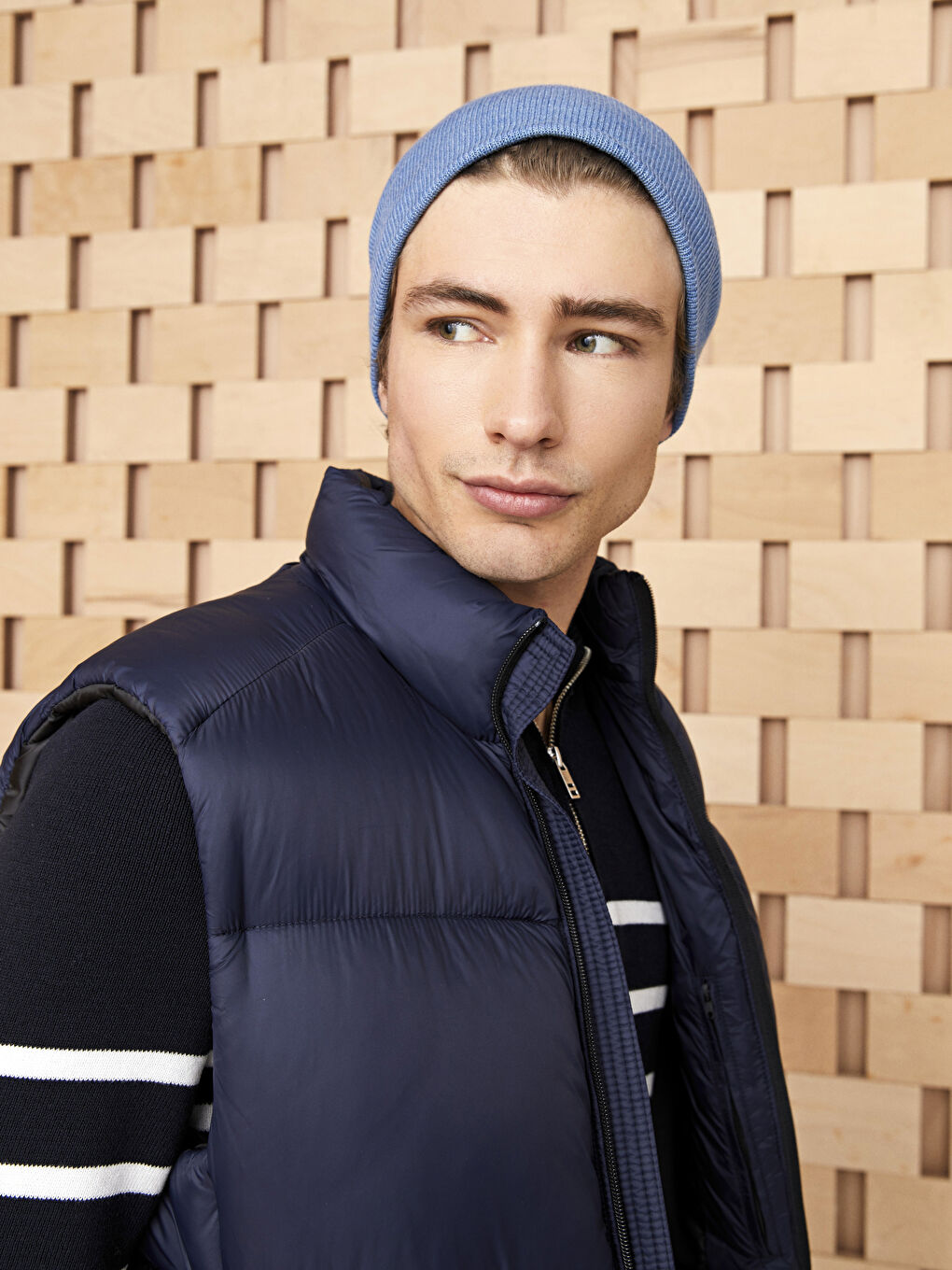 Lacivert Erkek Triko Bere