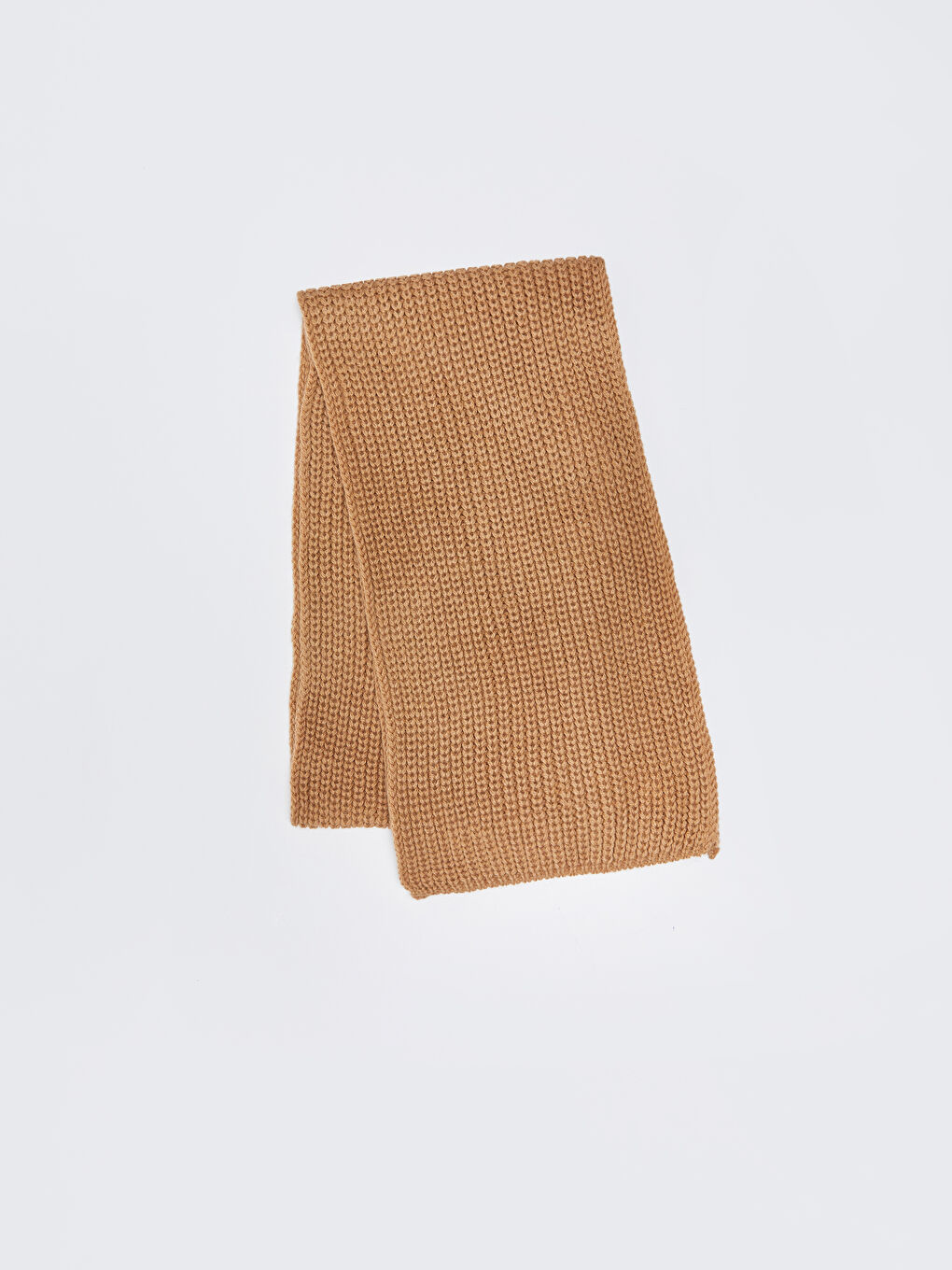 Kahverengi Kadın Triko Atkı-4