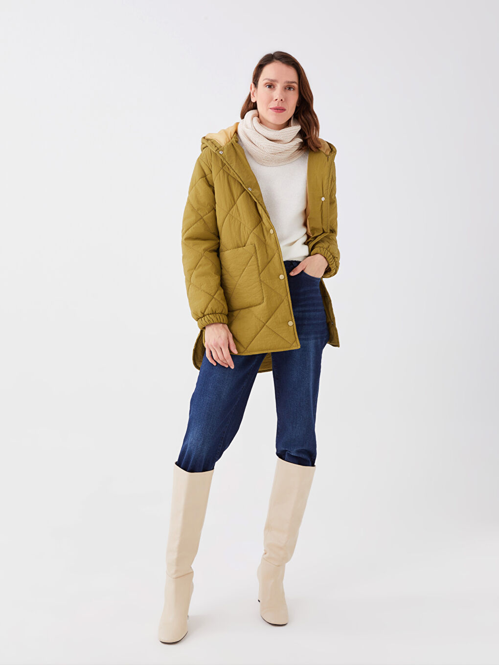 LCW ECO Women's Knitwear Scarf -W2J455Z8-SY3