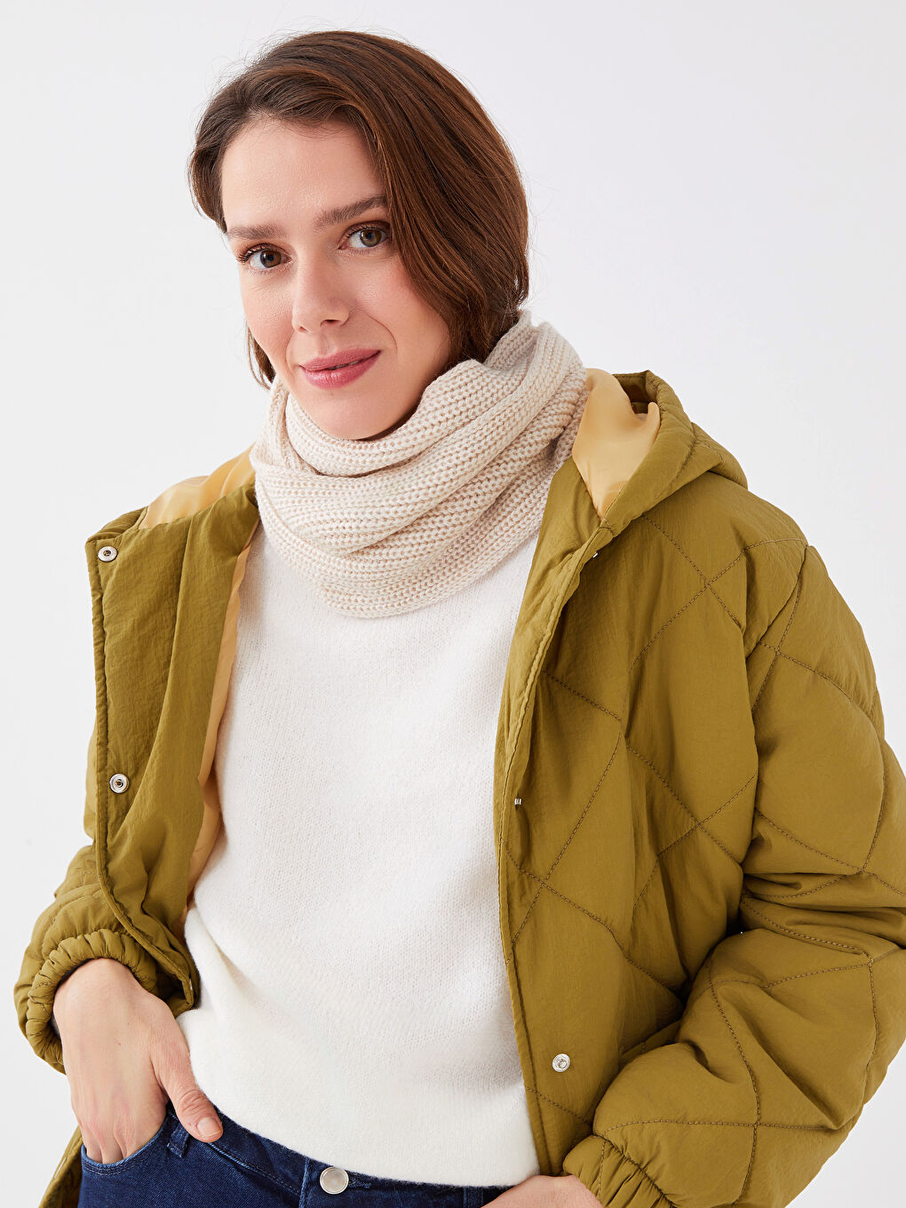 LCW ECO Women's Knitwear Scarf -W2J455Z8-SY3