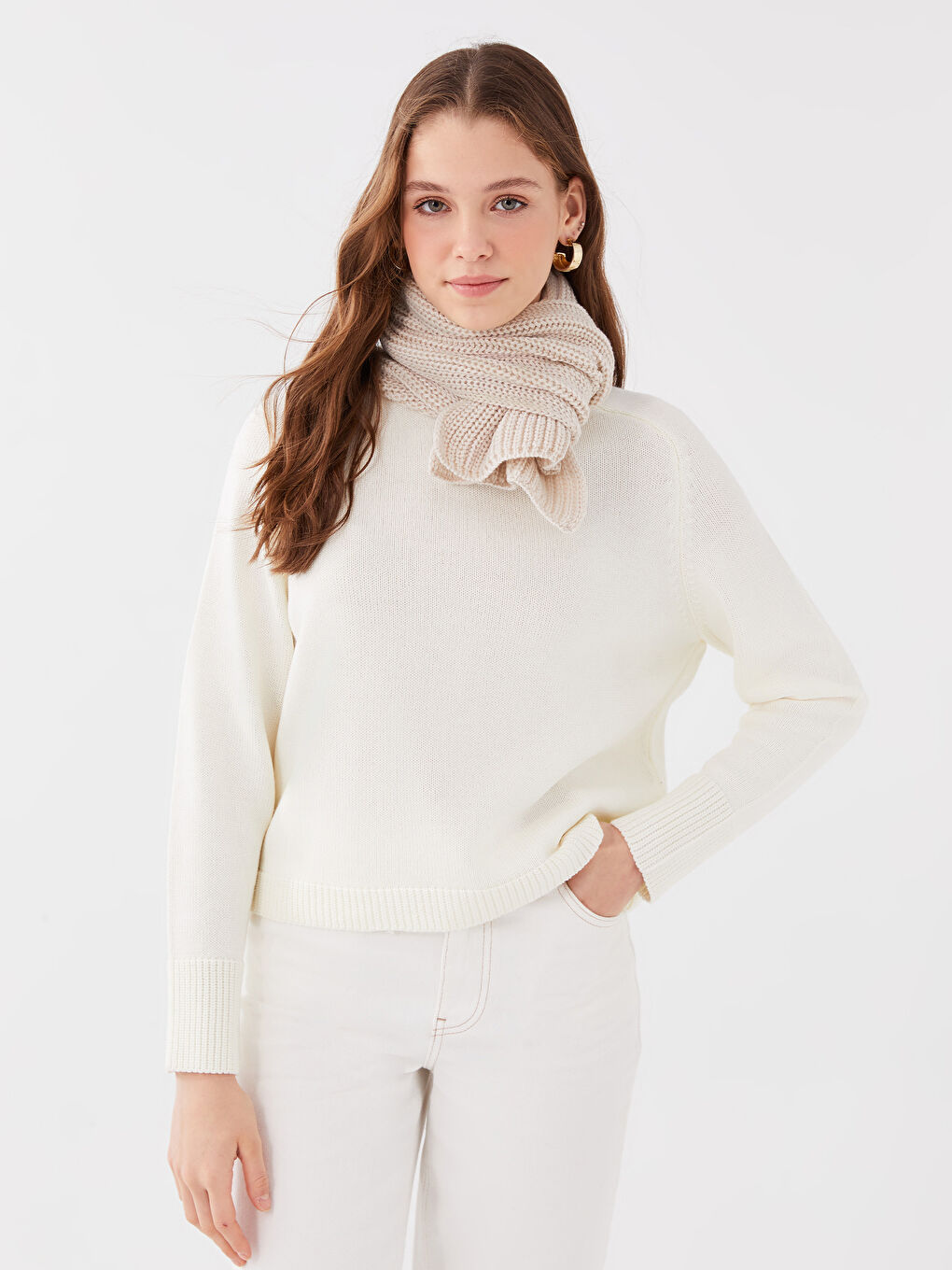 Women's Knitwear Scarf-1