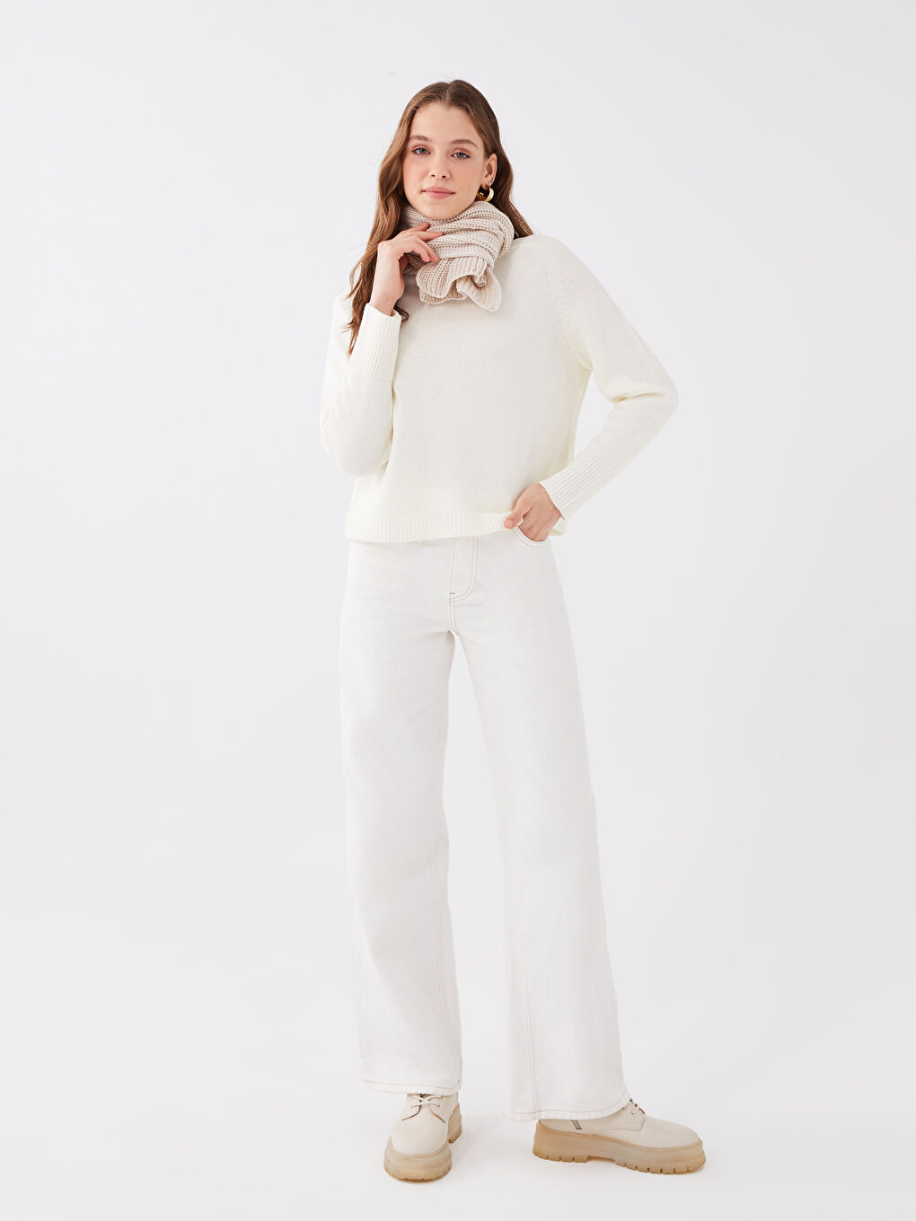 Women's Knitwear Scarf-2