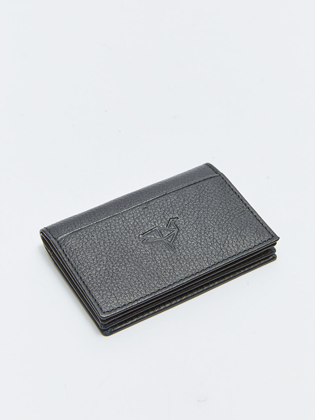 Siyah Hakiki Deri Erkek Kartlık-1