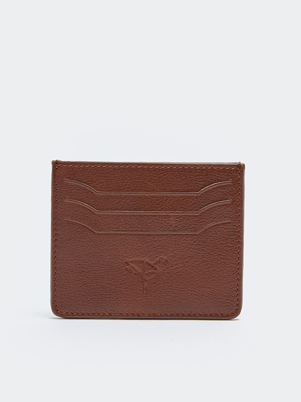 Kahverengi Hakiki Deri Erkek Kartlık-1