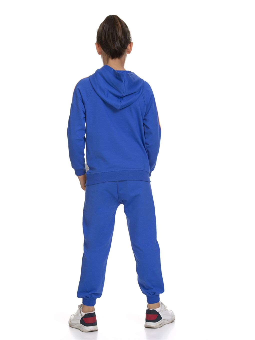 Myhanne Hooded Printed Long Sleeve Boy Sweatshirt and Sweatpants -W2J543Z4-504