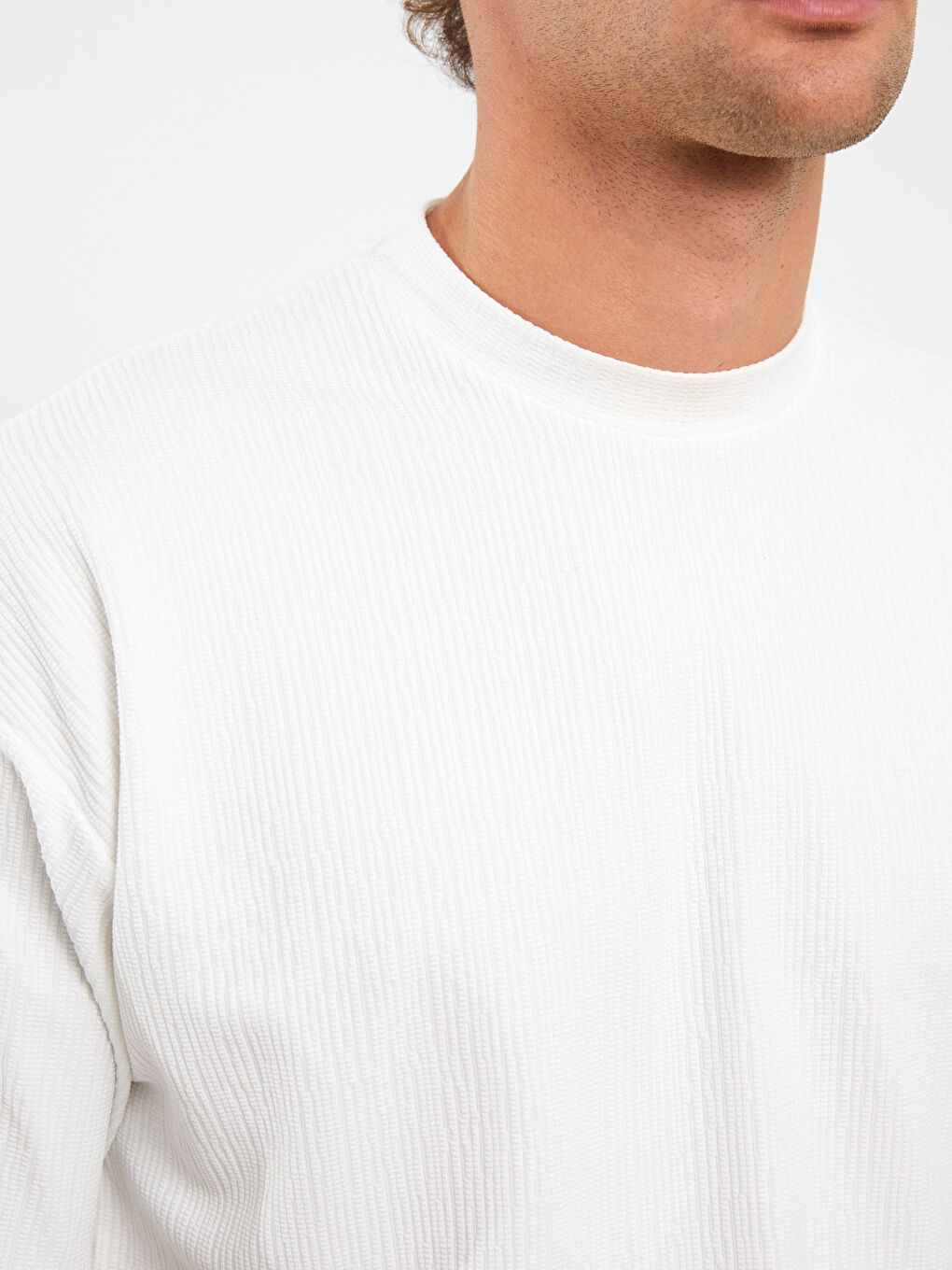 Crew Neck Short Sleeve Basic Men's T-shirt-3