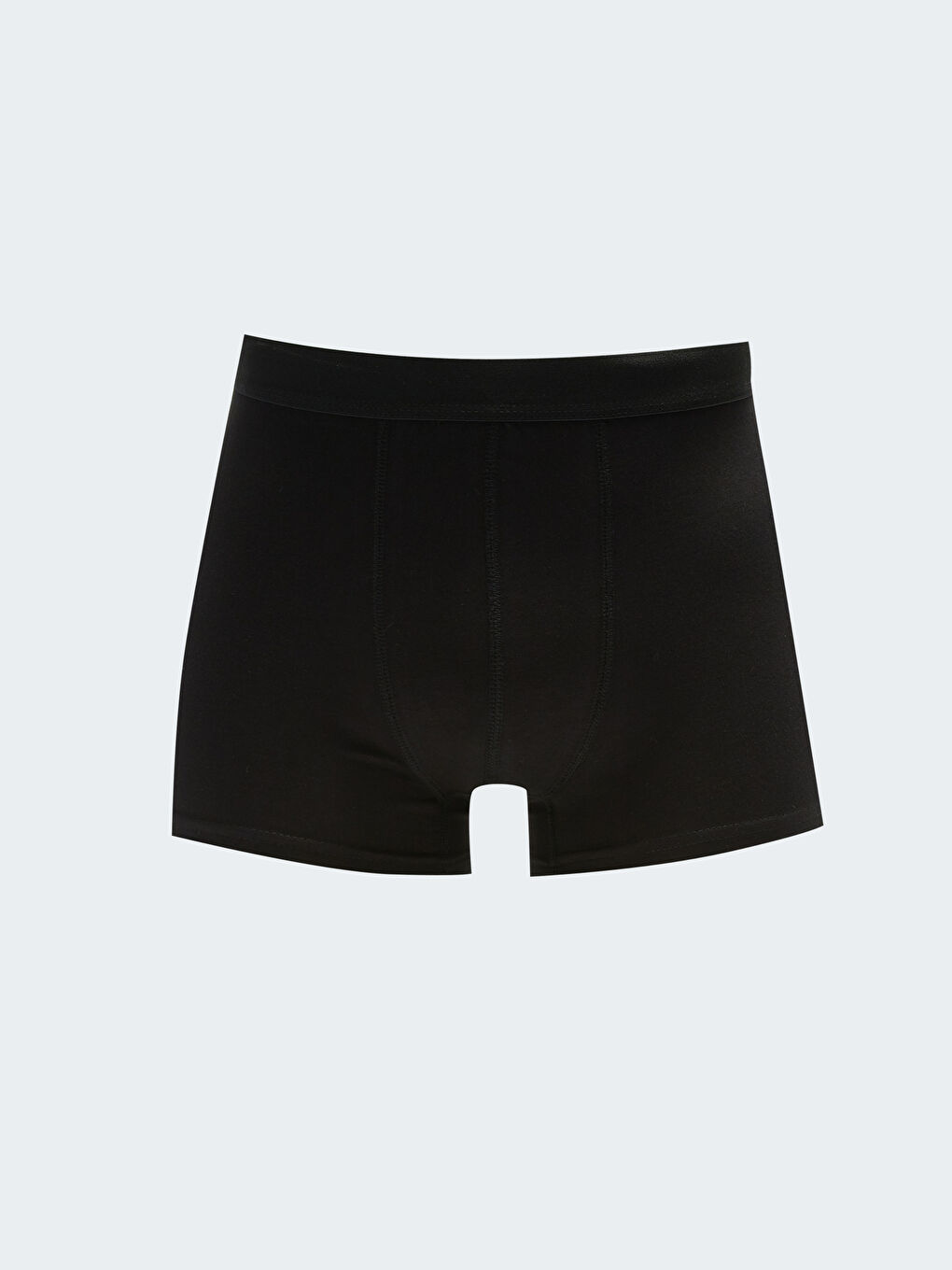 Siyah Standart Kalıp Esnek Kumaş Erkek Boxer