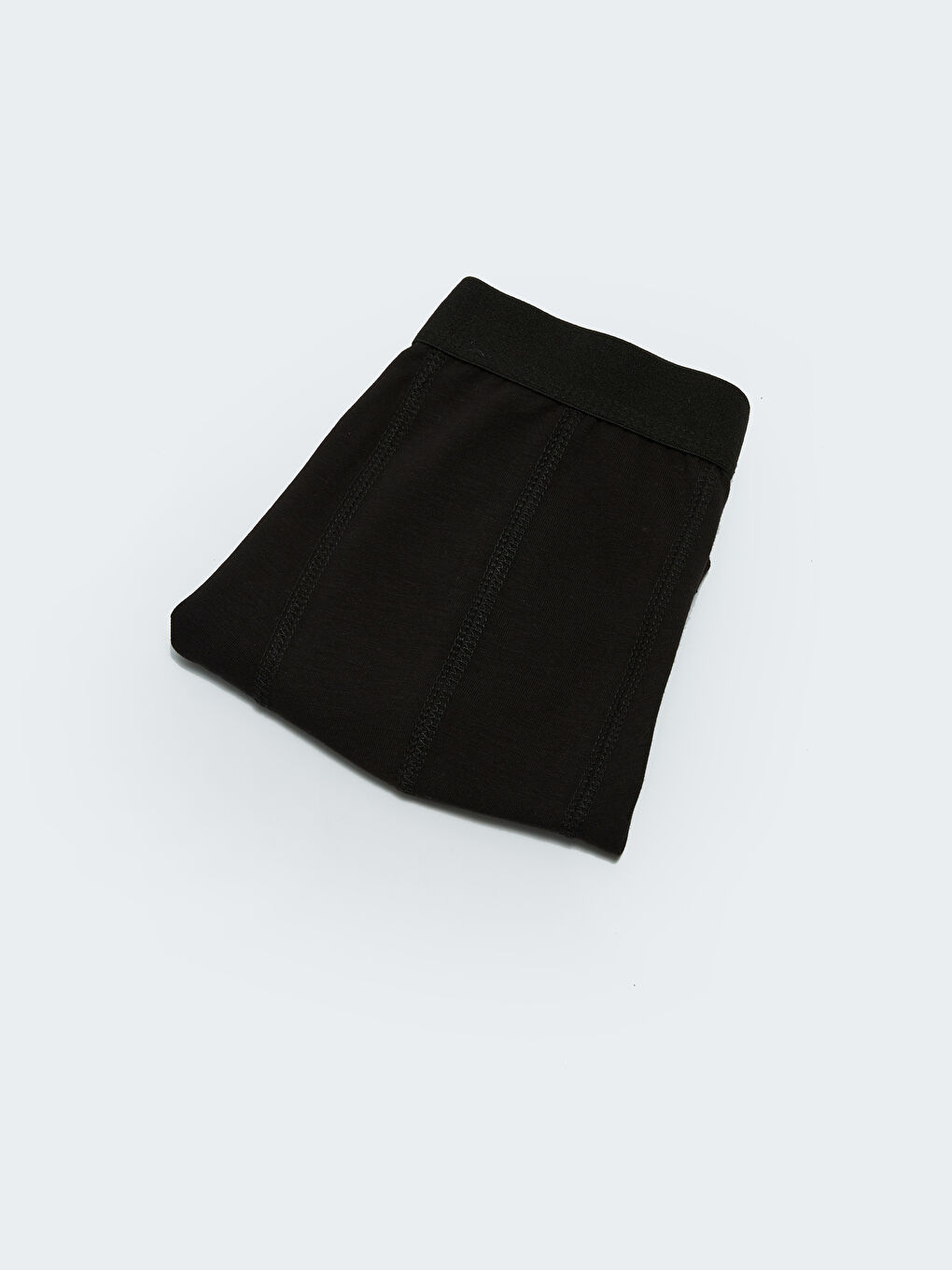 Siyah Standart Kalıp Esnek Kumaş Erkek Boxer-1