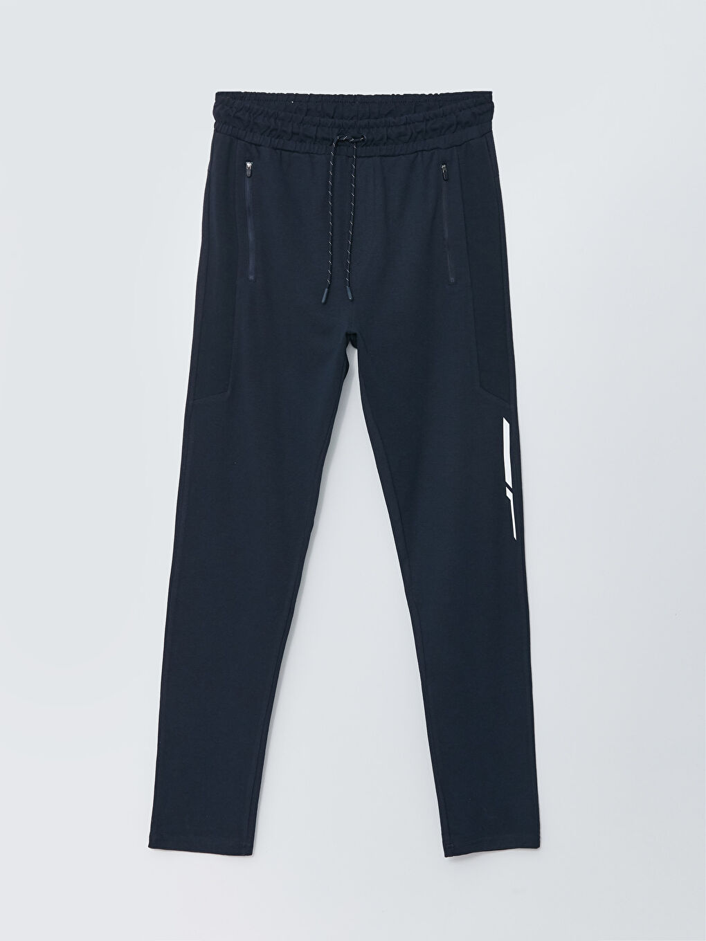 Lacivert Dar Kalıp Erkek Eşofman Altı-5