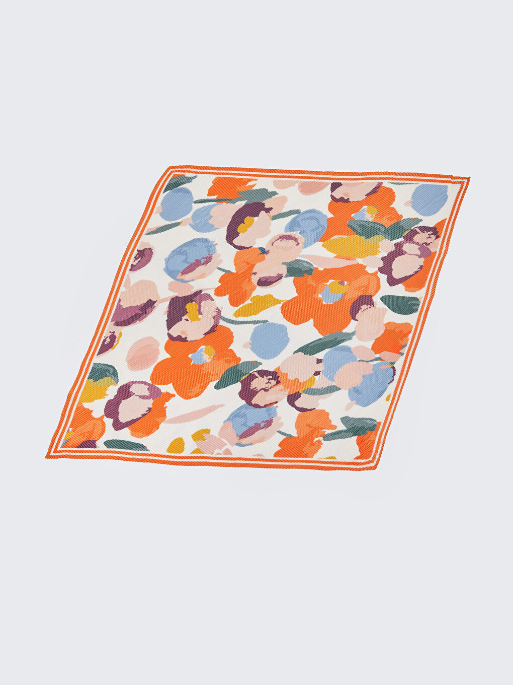 Karışık Çiçek Desenli Kadın Eşarp-5