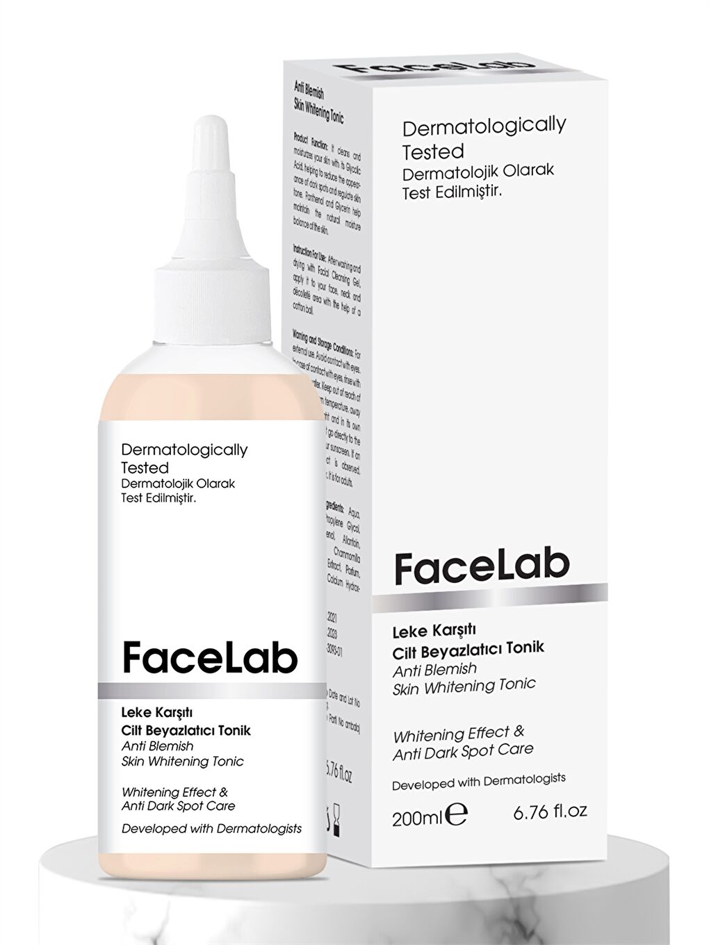 FaceLab Leke Karşıtı Cilt Beyazlatıcı Tonik 200 ml-2