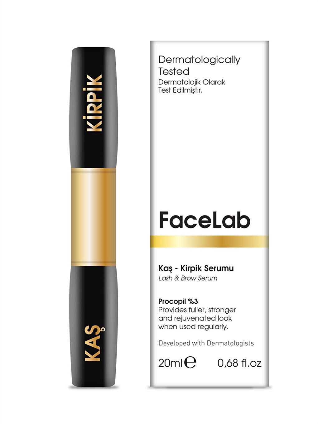 Kaş Serumu 10 ml + Kirpik Serumu 10 ml