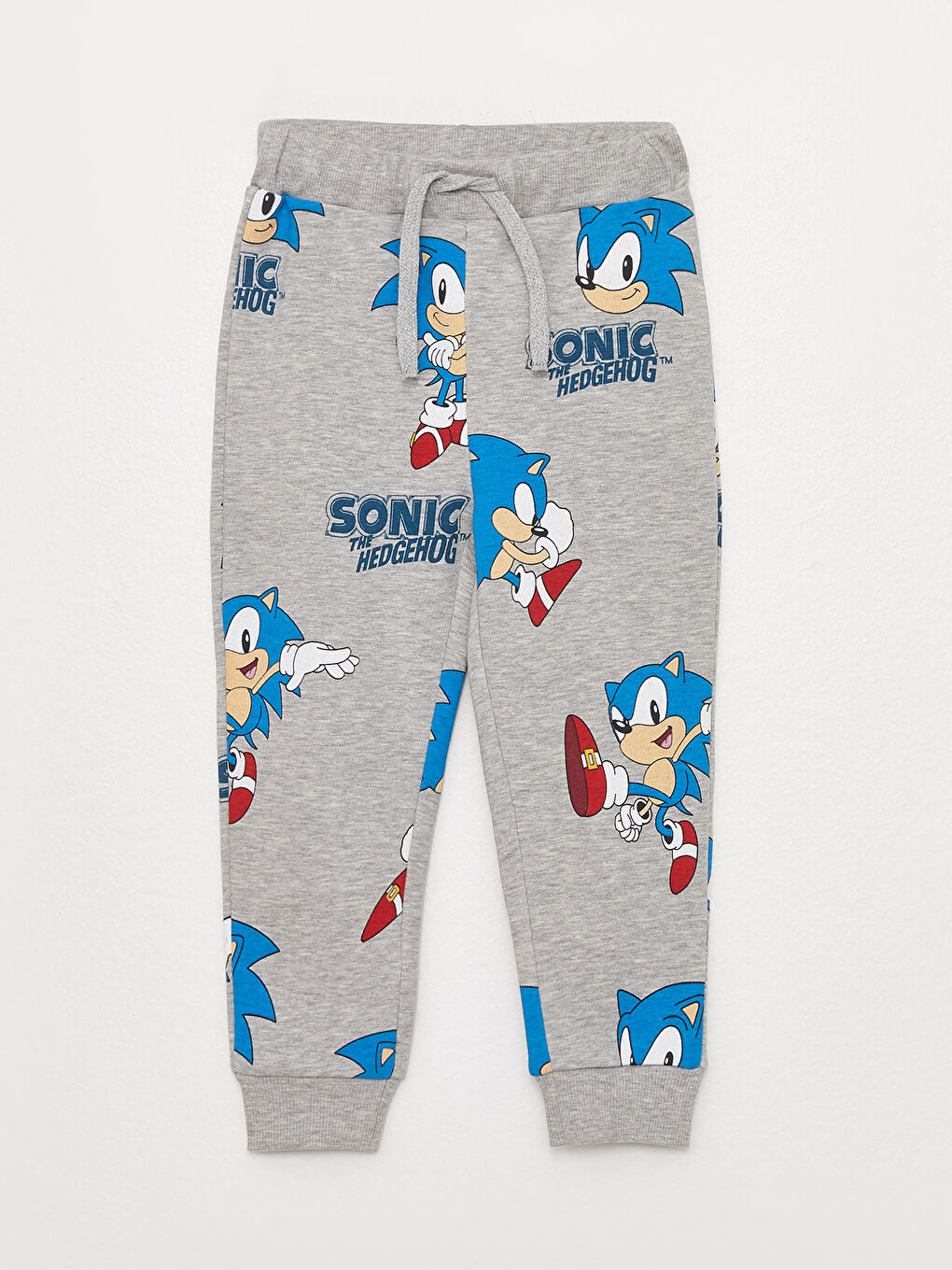 طقم بلوزة بأكمام طويلة برقبة دائرية وسروال رياضي سونيك للأولاد الرضع - عبوة من قطعتين-2