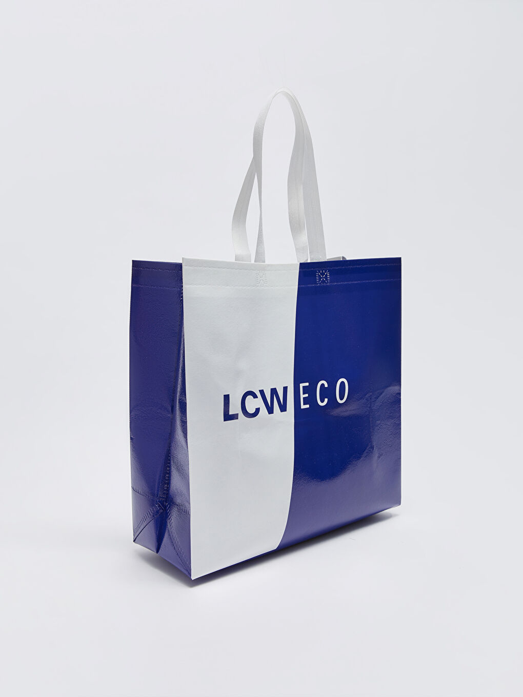 Ekru Baskılı Kadın Alışveriş Çantası-1