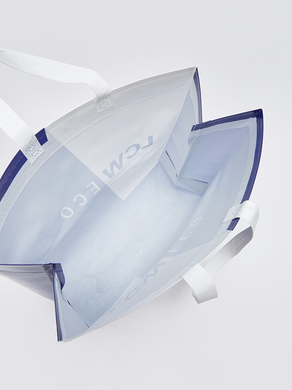 Ekru Baskılı Kadın Alışveriş Çantası-2