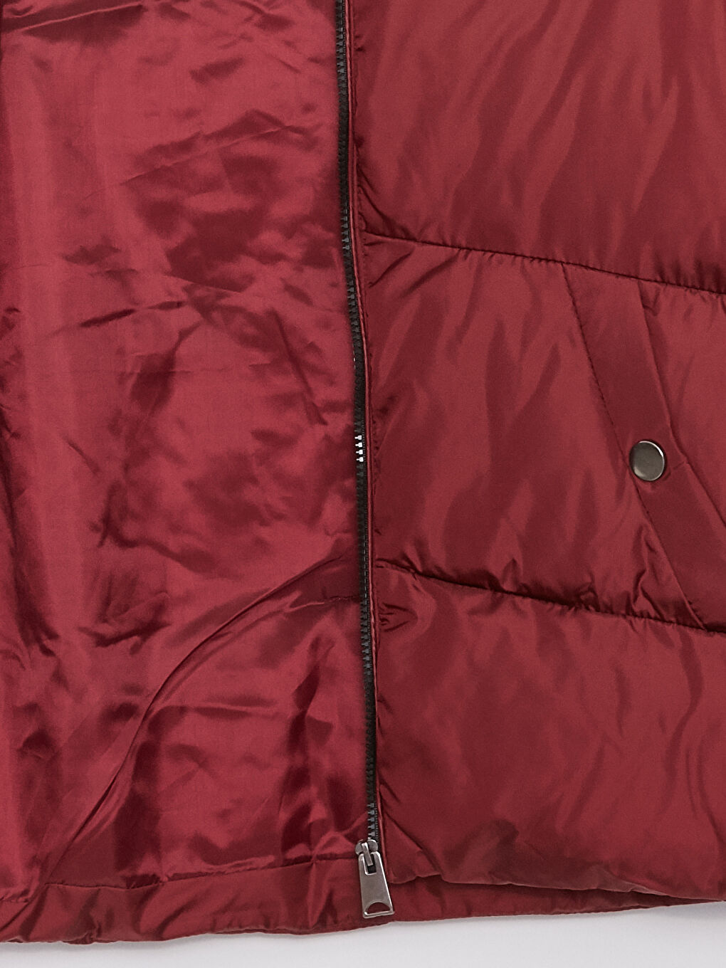 Turtle Neck Regular Long Sleeve Women's Puffer-2