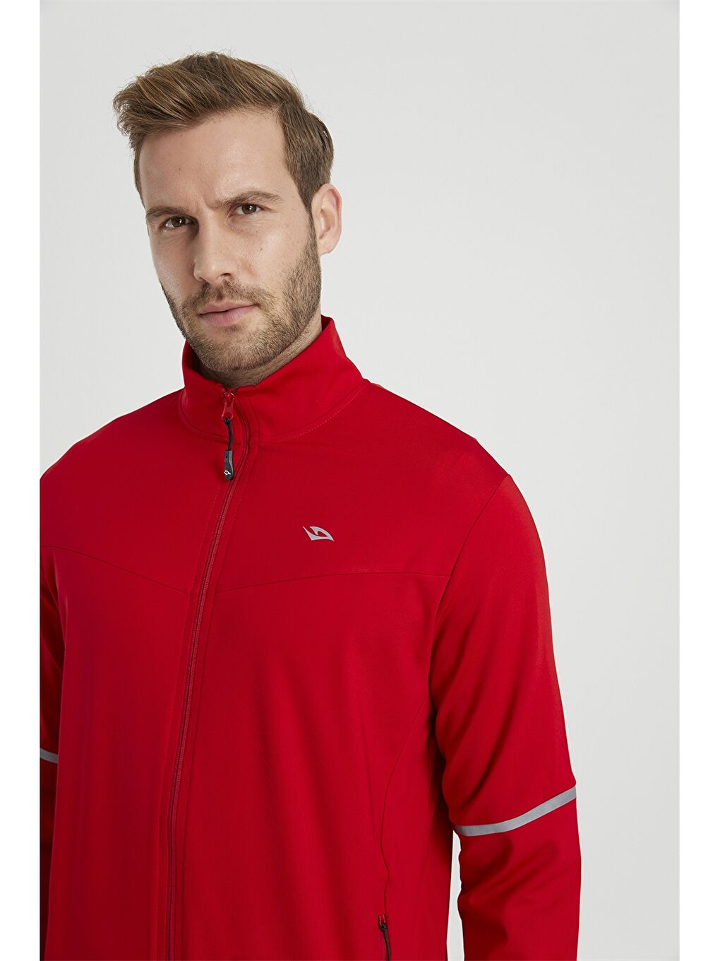 Kırmızı Standart Kalıp Erkek Eşofman Takım-5