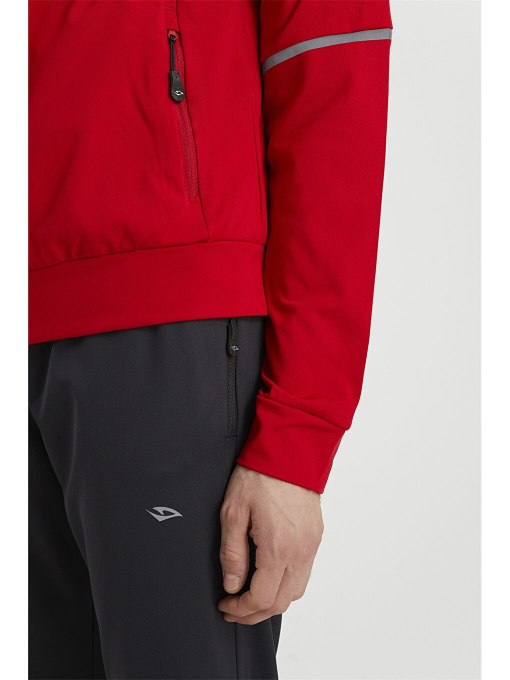 Kırmızı Standart Kalıp Erkek Eşofman Takım-6