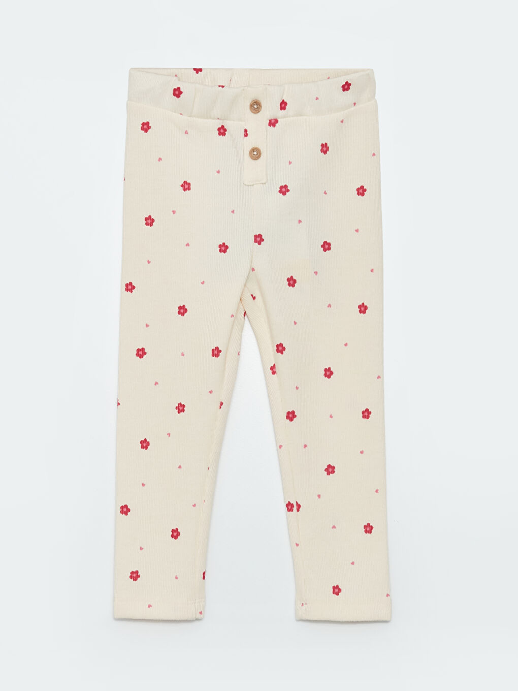 LCW baby Elastischer Bund Bedruckte Baby Mädchen Leggings -W2JA15Z1-LRA