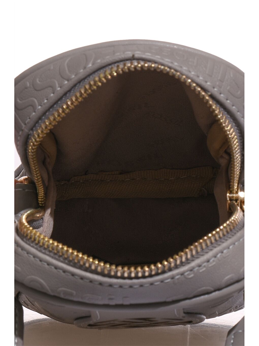 Kahverengi Deri Görünümlü Desenli Kadın Çapraz Çanta-3