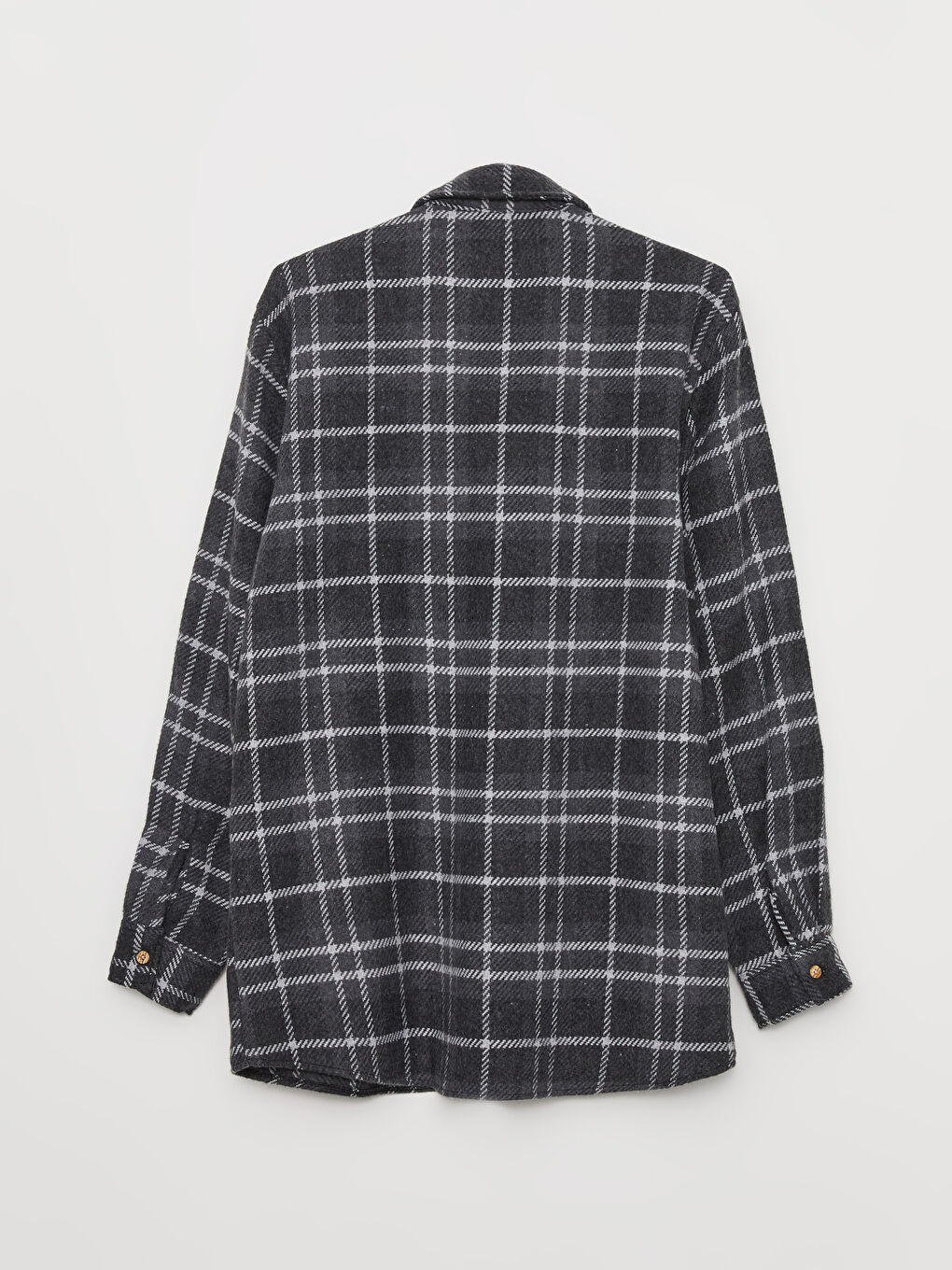 LCW ECO Regular Fit Long Sleeve Plaid Men's Flannel Shirt -W2JA34Z8-LML