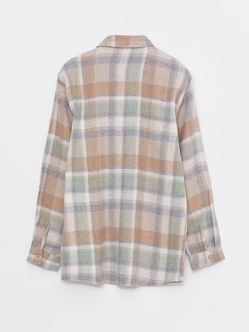 Kahverengi Regular Fit Uzun Kollu Ekose Erkek Oduncu Gömlek-6